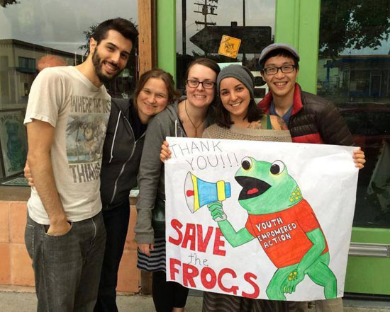 save the frogs volunteering