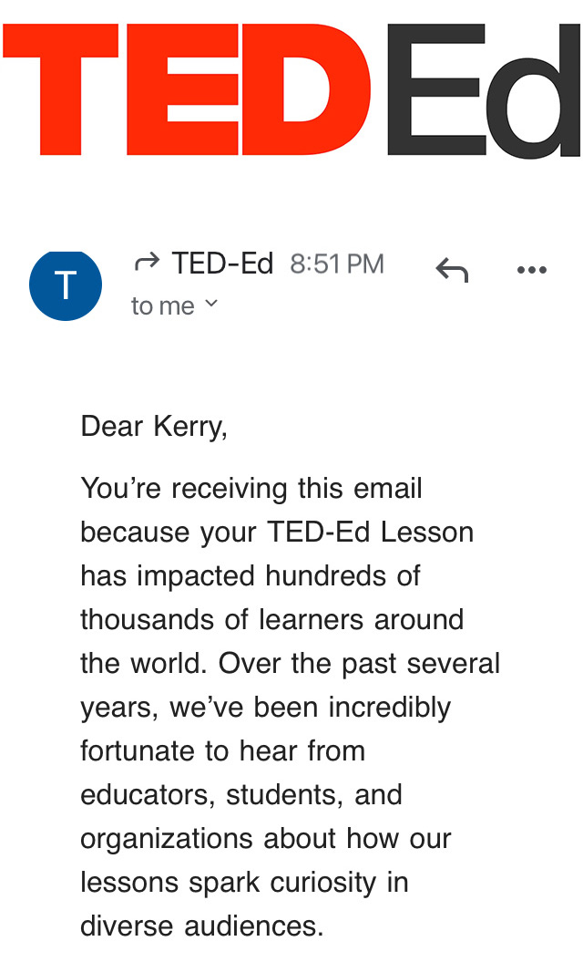 Ted Talk Kerry Kriger
