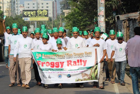 Chittagong save the frogs day