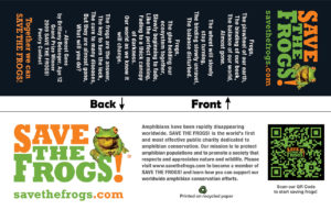 Bookmarks Save The Frogs Poetry