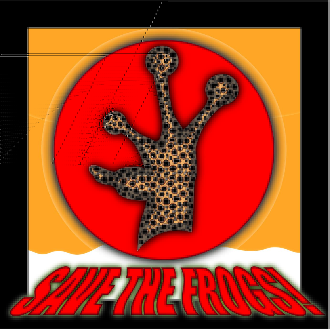 Chris Schwartz USA 2021 save the frogs art contest