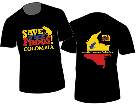 Colombia Shirts save the frogs