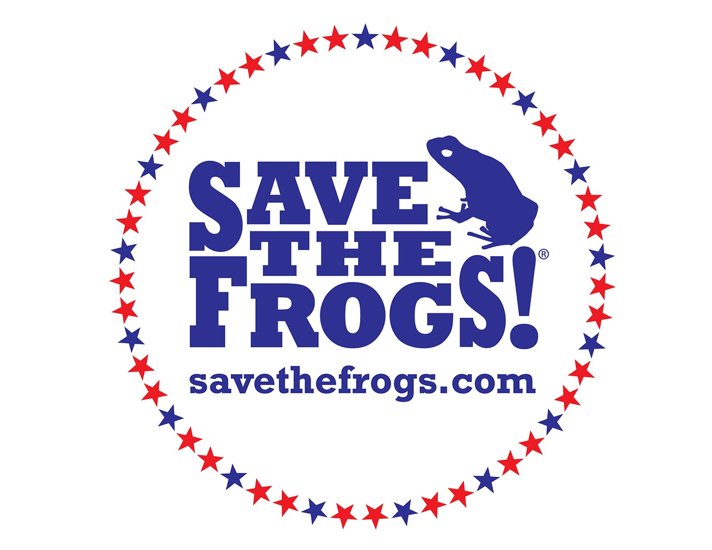 DC Save The Frogs Patriotic Logo 4th July