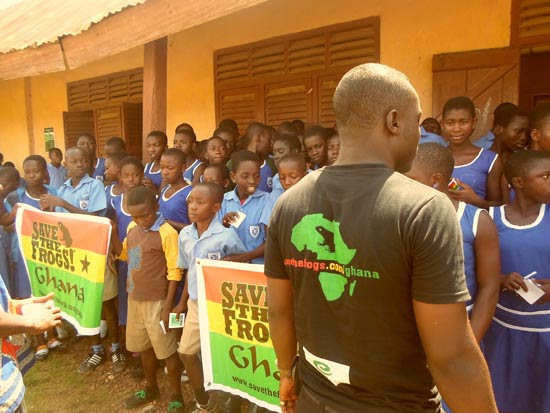 Gilbert Adum Save The Frogs Ghana