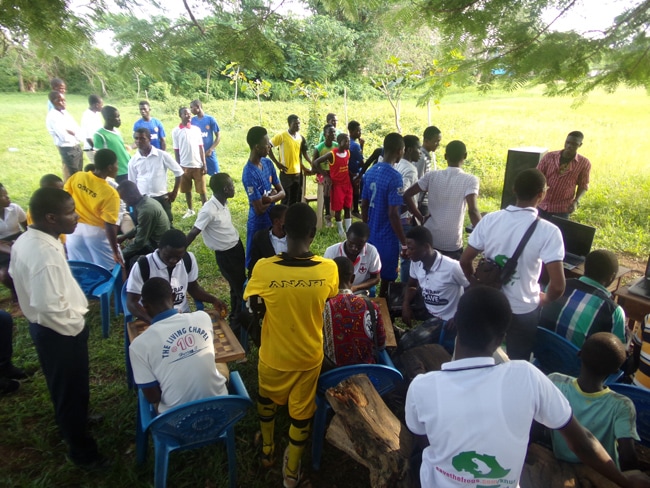 ghana wewe river frogs