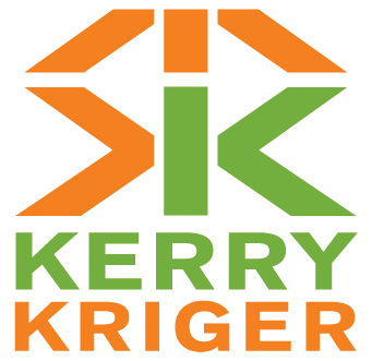 Kerry Kriger Logo - Orange and Green