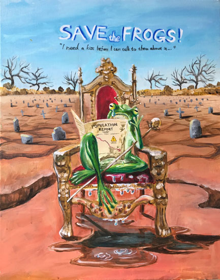 frog art contest