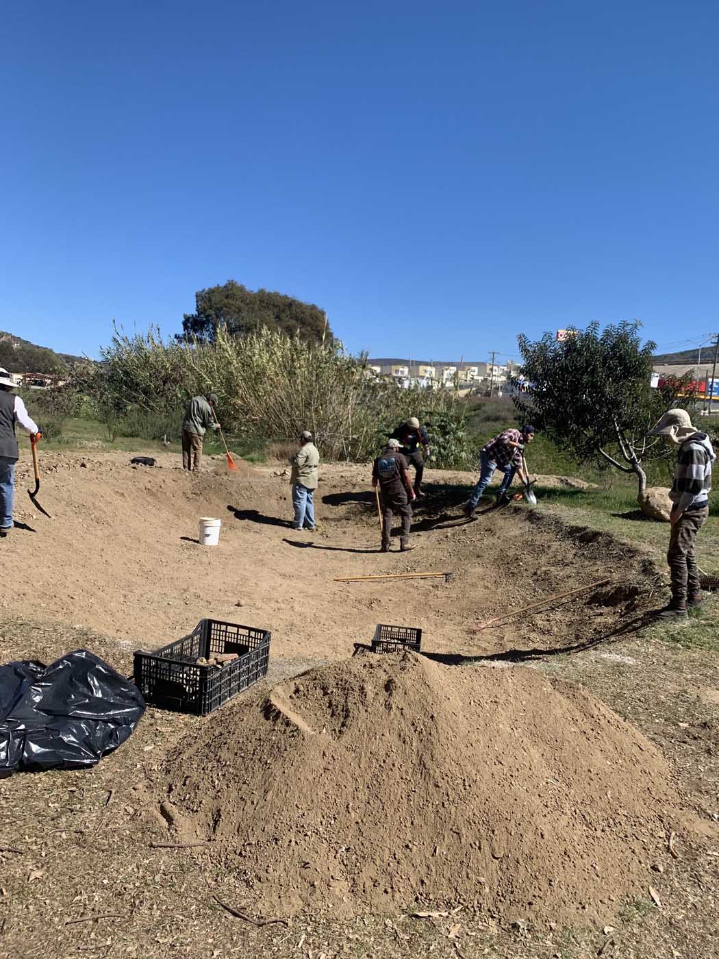 Mexico Wetlands Cuatro Milpas Botanical Garden Construction Day Liner 2022-03-05 Anny Peralta 3