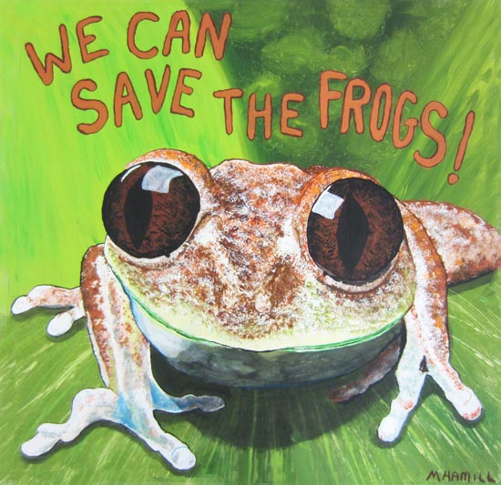 Michele Hamill- Grand Prize Frog Art