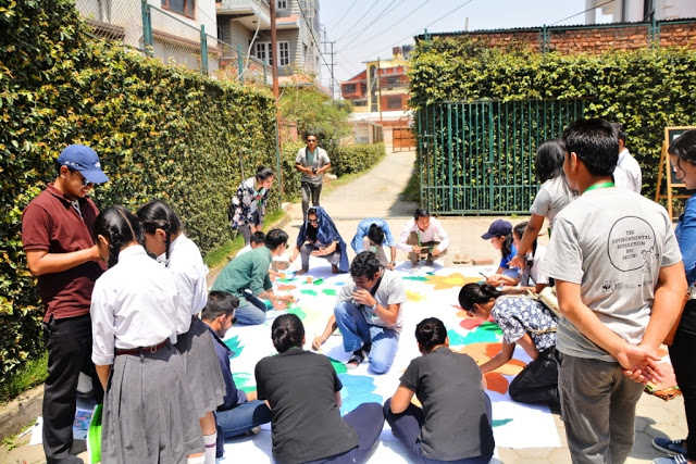 Nepal Sanepa STF Day 2017 mural2