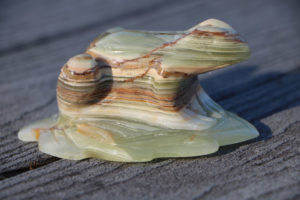 Onyx Frog Carvings