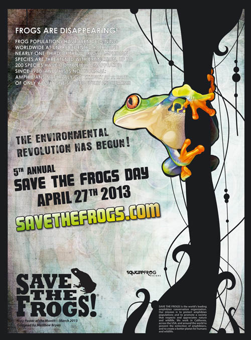 save the frogs day organizer