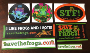 Save The Frogs Stickers