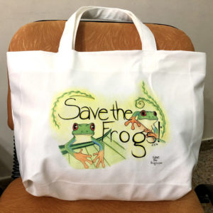 Save The Frogs Tote Bags Canvas - Red-Eyed Treefrogs