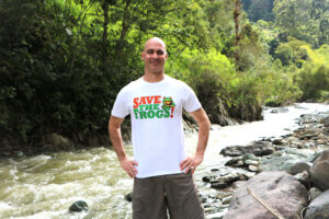 Shirt Save The Frogs Classic Logo Kerry Kriger Colombia Combeima Valley