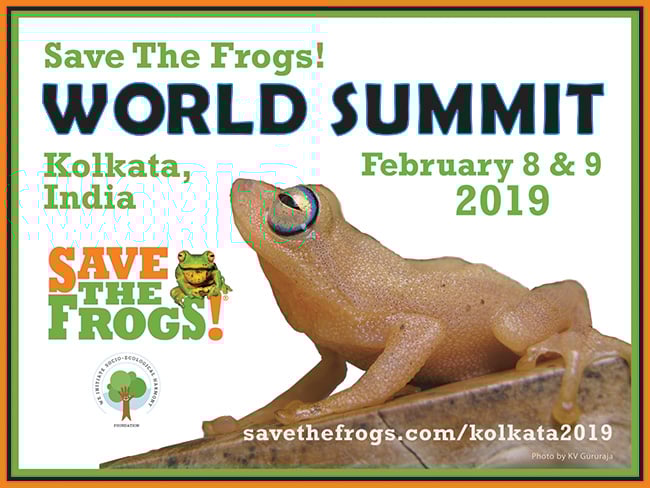 Save The Frogs World Summit Kolkata