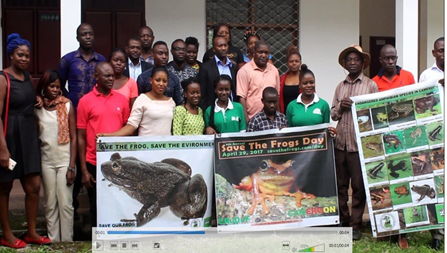 cameroon save the frogs day 2017