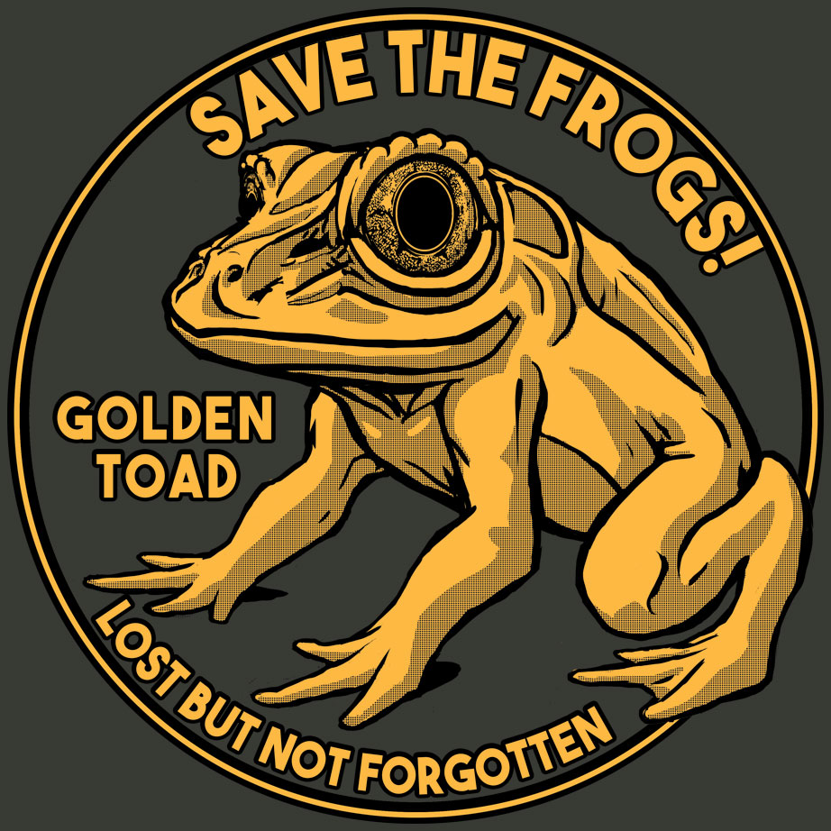golden toad shirt