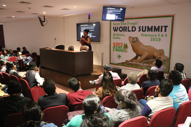 india save the frogs world summit 2019 kolkata shruti sengupta