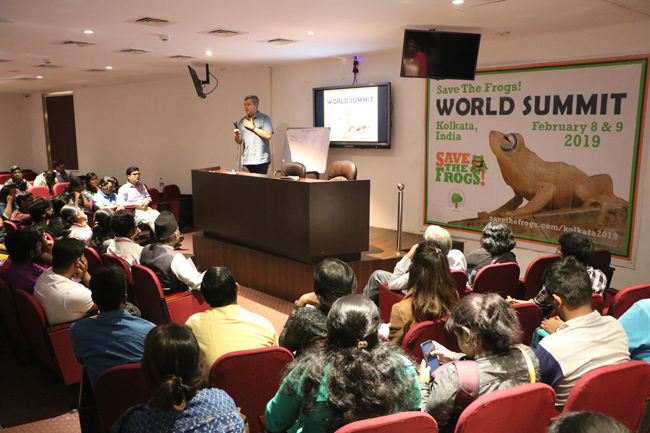 india save the frogs world summit 2019 kolkata karthik vasudevan