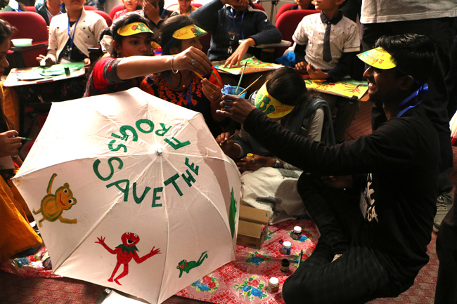 save the frogs art rahara nibedita