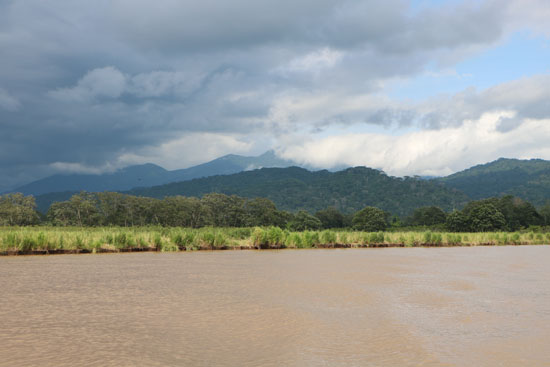 pacific tarcoles river landscape