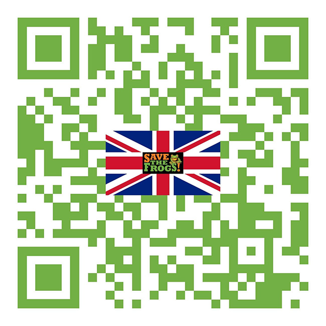 save the frogs uk qr code