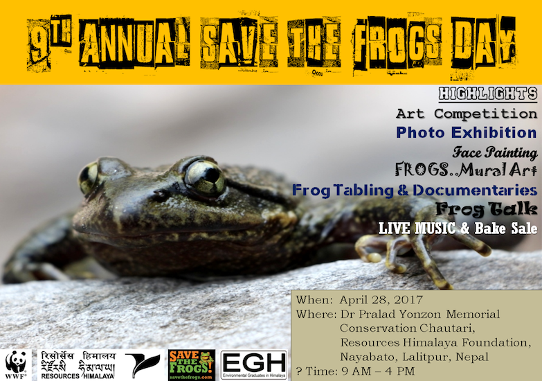 save the frogs day nepal 2017