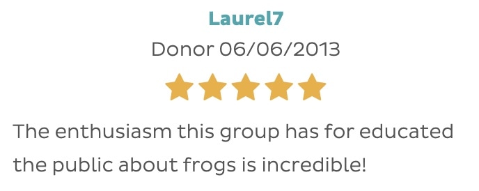 save the frogs testimonials